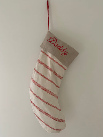 Pretty Wild Kids Christmas Stocking - Danish Stripe