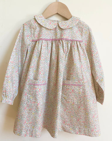 Pretty Wild Kids Bella Long Sleeve Dress - Liberty Spring Flowers