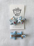 Pretty Wild Kids Gemini Clip Powder Blue