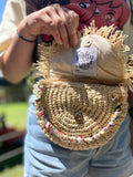 Pretty Wild Ginger Straw Bum Bag