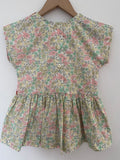 Pretty Wild Kids Maggie Patch Dress Daisy Lime