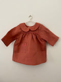 Pretty Wild Dolls Dress Bella - Coral Linen