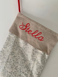 Pretty Wild Kids Christmas Stocking - Silver Wiltshire