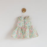 Pretty Wild Maria Dolls Dress - Daisy Lime