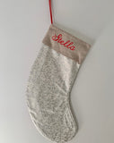 Pretty Wild Kids Christmas Stocking - Silver Wiltshire