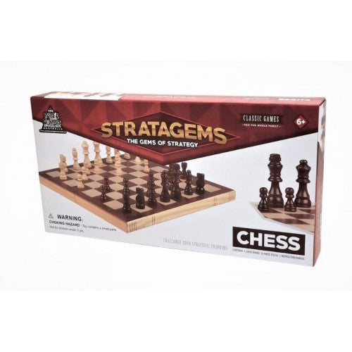 Stratagems Folding Chess Set 12"