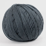 Knitted by Nana Top Knot Beanie - Slate