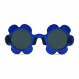 Milk x Soda Flower Candy Sunglasses Navy with Chain Lanyard