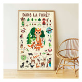 Poppik Discovery Stickers - Forest Animals