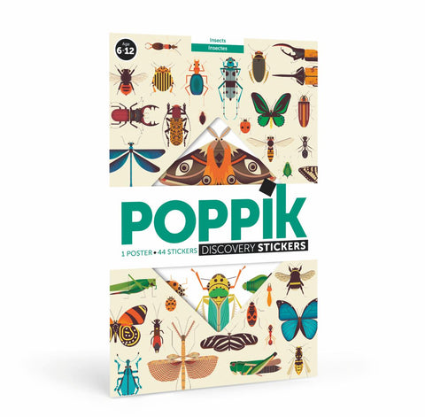 Poppik Discovery Stickers Insects